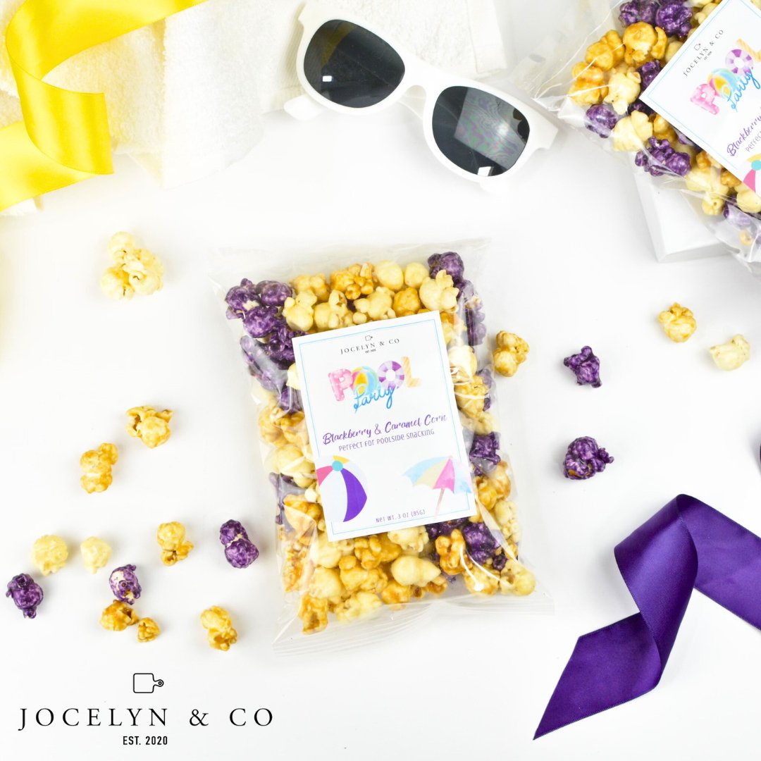 Blackberry & Caramel Popcorn - Jocelyn & Co. Drop Ship